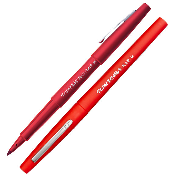 PAPERMATE - S0190993 - Pennarello Flair Nylon punta feltro - punta 1,10mm - rosso - Papermate