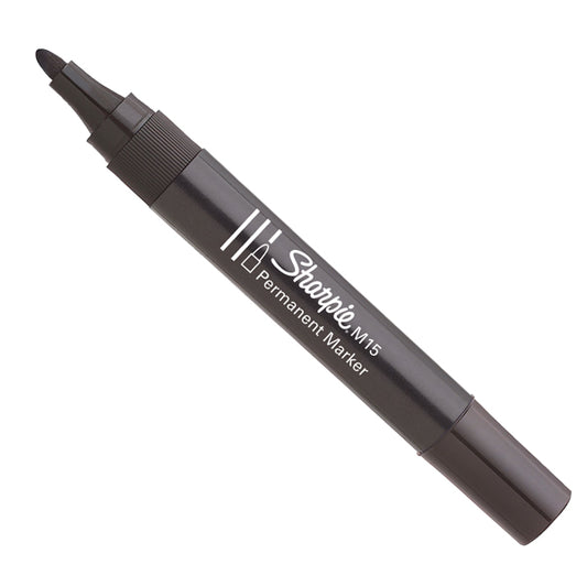 SHARPIE - S0192584 - Marcatore permanente M15 - punta conica 2,00mm - nero - Sharpie