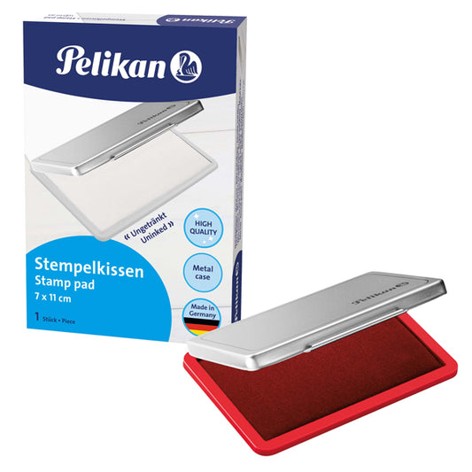 PELIKAN - 331025 - Cuscinetto per timbri - 7 x 11 cm - rosso - Pelikan