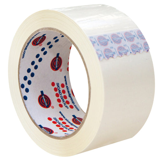 EUROCEL - 000311366 - Nastro adesivo 330 - 5 cm x 66 m - PVC - bianco - Eurocel