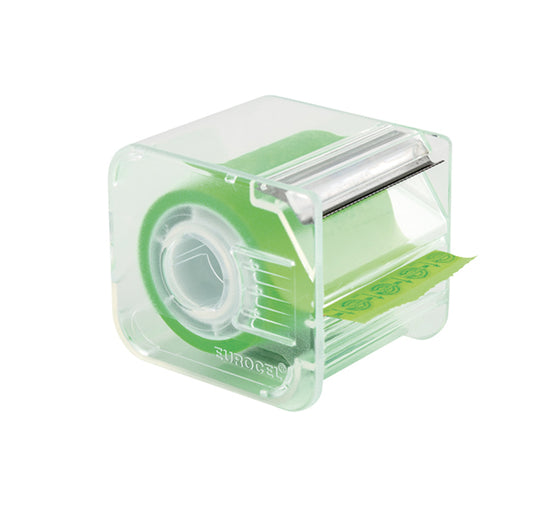 EUROCEL - 021300632 - Nastro adesivo Memograph con dispenser - 5 cm x 10 m - verde - Eurocel