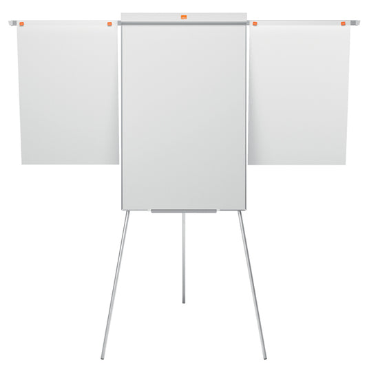 NOBO - 1901918 - Lavagna portablocco Classic con cavalletto - 100 x 68,5 cm - bracci estensibili - bianco - Nobo