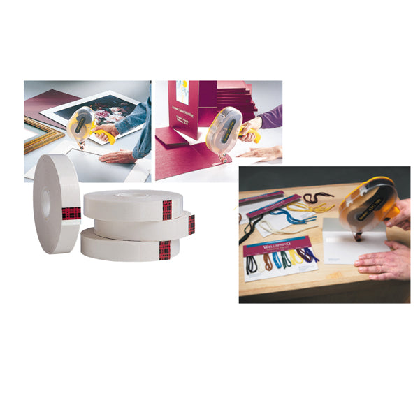 SCOTCH - 49725 - Nastro biadesivo - per dispenser ATG - senza supporto - con liner - 1,2 x 33 m - trasparente - Scotch