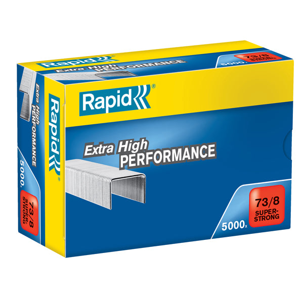RAPID - 24890300 - Punti Rapid Super Strong - 73-8 - acciaio zincato - metallo - Rapid - conf. 5000 pezzi