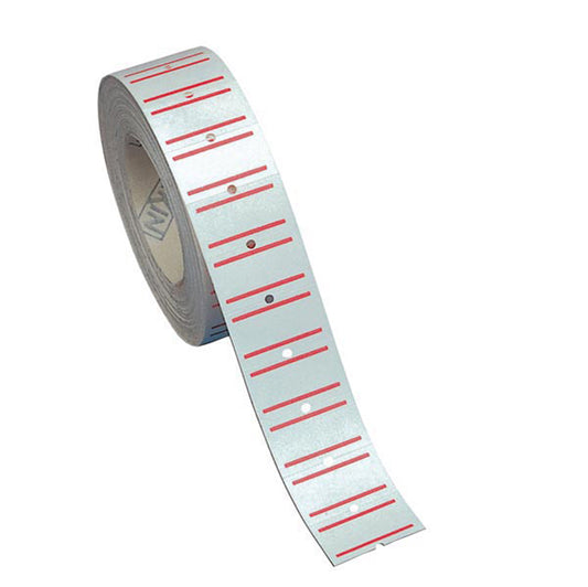 MARKIN - 350GSPER - Etichette rigate permanenti per prezzatrici TOWA -MOTEX - 21x12 mm - bianco - rotolo da 1000 etichette
