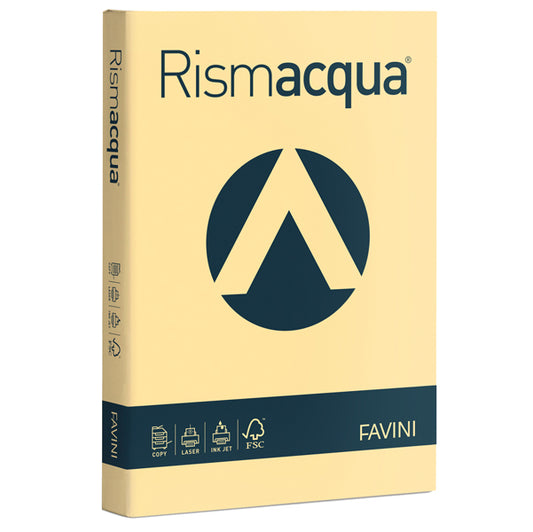 FAVINI - A67R104 - Carta Rismacqua - A4 - 200 gr - camoscio 02 - Favini - conf. 125 fogli