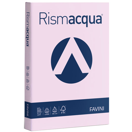 FAVINI - A679104 - Carta Rismacqua - A4 - 200 gr - lilla 06 - Favini - conf. 125 fogli