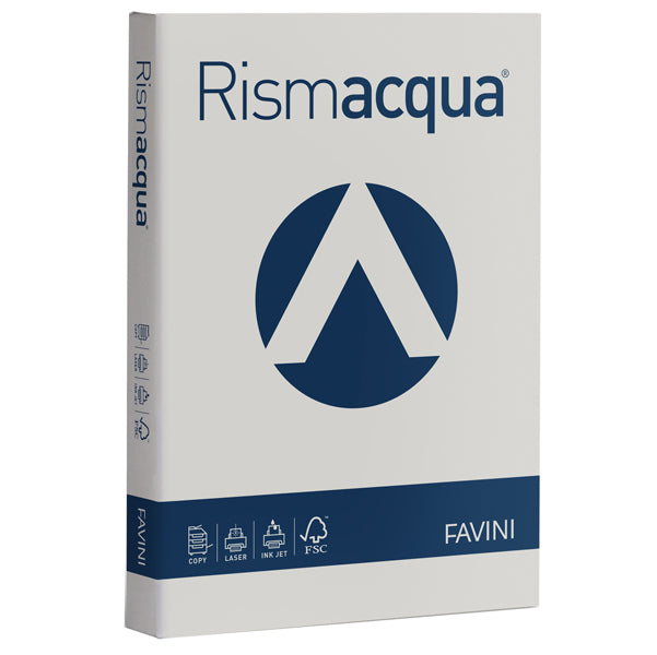 FAVINI - A67U104 - Carta Rismacqua - A4 - 200 gr - ghiaccio 12 - Favini - conf. 125 fogli