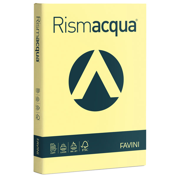 FAVINI - A672113 - Carta Rismacqua - A3 - 200 gr - giallo chiaro 07 - Favini - conf. 125 fg