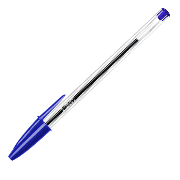 BIC - 8373609 - Penna a sfera Cristal - punta media 1,0mm - blu  - Bic - conf. 50 pezzi