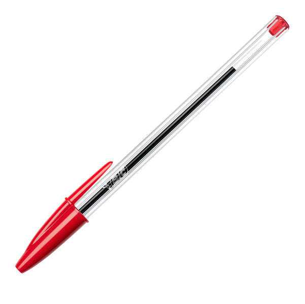 BIC - 8373619 - Penna a sfera Cristal  - punta media 1,0mm - rosso - Bic - conf. 50 pezzi