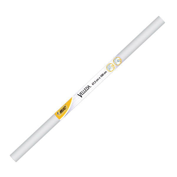 BIC - 870493 - Lavagna bianca Velleda Roll - foglio adesivo cancellabile - 67,5 x 100 cm - Bic