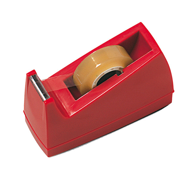 LEBEZ - 72-R - Dispenser per nastro adesivo - 33 m - rosso - Lebez
