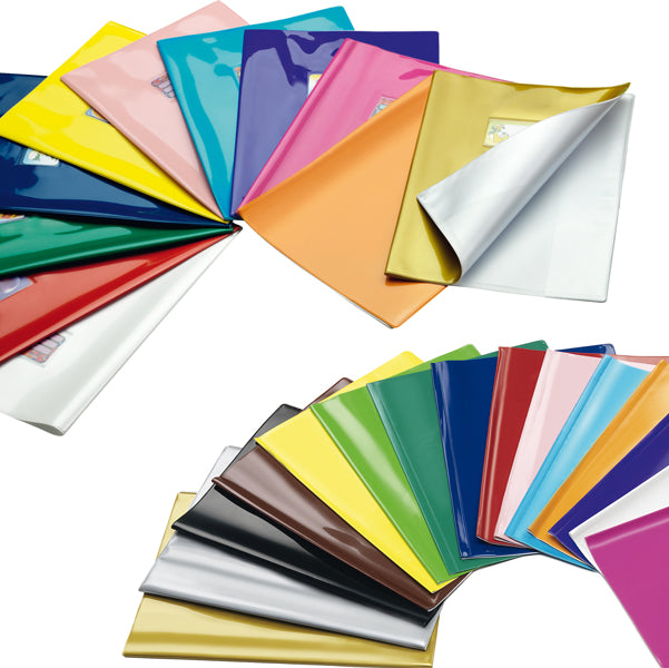 RI.PLAST - 36718027 - Coprimaxi laccato Colorosa - 21x30cm - PVC - turchese - tasca con alette - Ri.plast