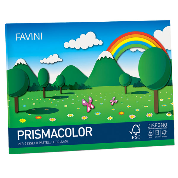 FAVINI - A12X244 - Album Prismacolor - 24x33cm - 10 fogli - 128gr - monoruvido - Favini