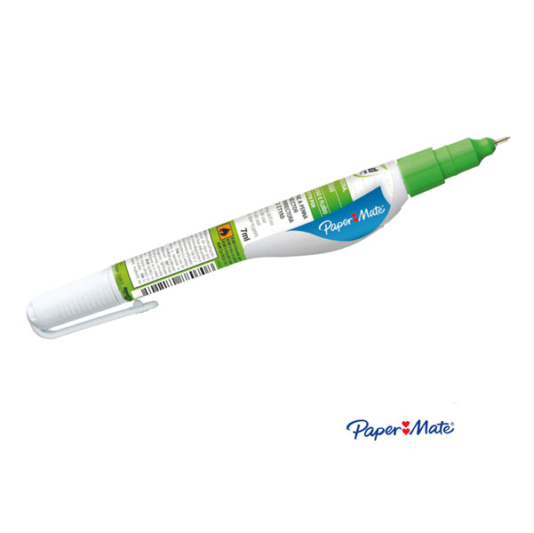 PAPERMATE - 2037841 - Correttore a penna Liquid Paper Micro Correction Pen - 7ml - punta a sfera - Papermate