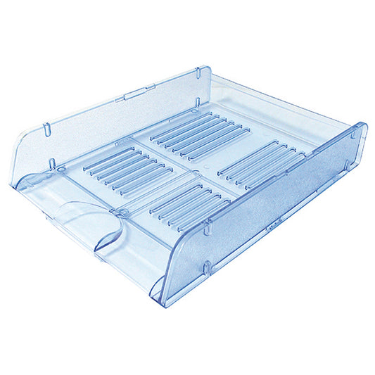 ARDA - TR25310BL - Vaschetta portacorrispondenza TR25310 - 26 x 34 x 6 cm - azzurro trasparente - Arda