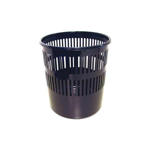 ARDA - 4119N - Cestino gettacarte - traforato - 12 L - nero - Arda