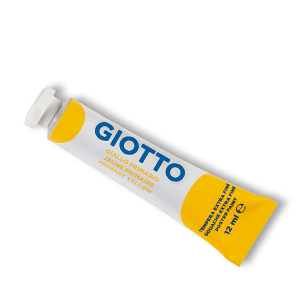 GIOTTO - 35200200 - Tempera Tubo 4 - 12ml - giallo primario - Giotto