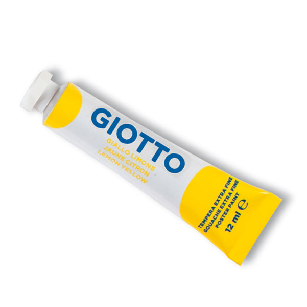 GIOTTO - 35200300 - Tempera Tubo 4 - 12ml - giallo limone - Giotto