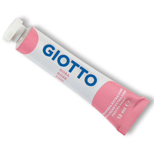 GIOTTO - 35200600 - Tempera Tubo 4 - 12ml - rosa - Giotto