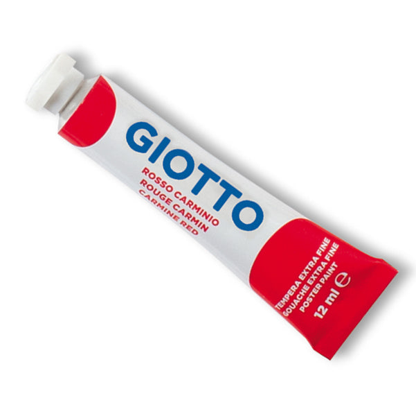 GIOTTO - 35200900 - Tempera Tubo 4 - 12ml - rosso carminio - Giotto