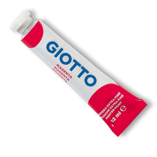 GIOTTO - 35201000 - Tempera Tubo 4 - 12ml - magenta - Giotto