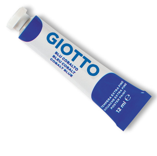 GIOTTO - 35201600 - Tempera Tubo 4 - 12ml - blu cobalto - Giotto
