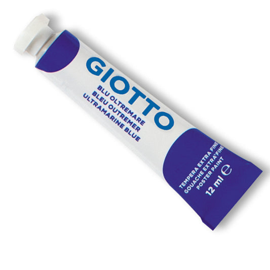 GIOTTO - 35201700 - Tempera Tubo 4 - 12ml - blu oltremare - Giotto