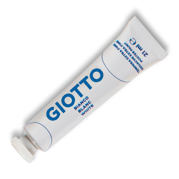 GIOTTO - 35500100 - Tempera Tubo 7 - 21ml - bianco - Giotto