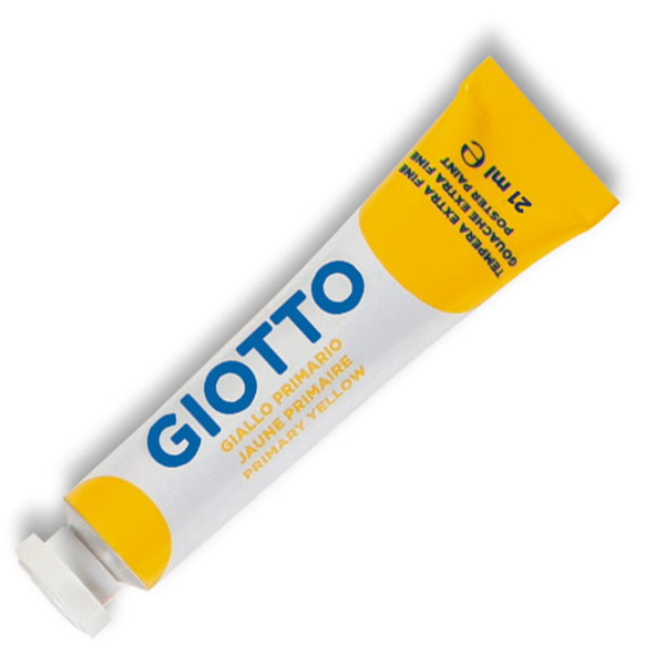 GIOTTO - 35500200 - Tempera Tubo 7 - 21ml - giallo - Giotto