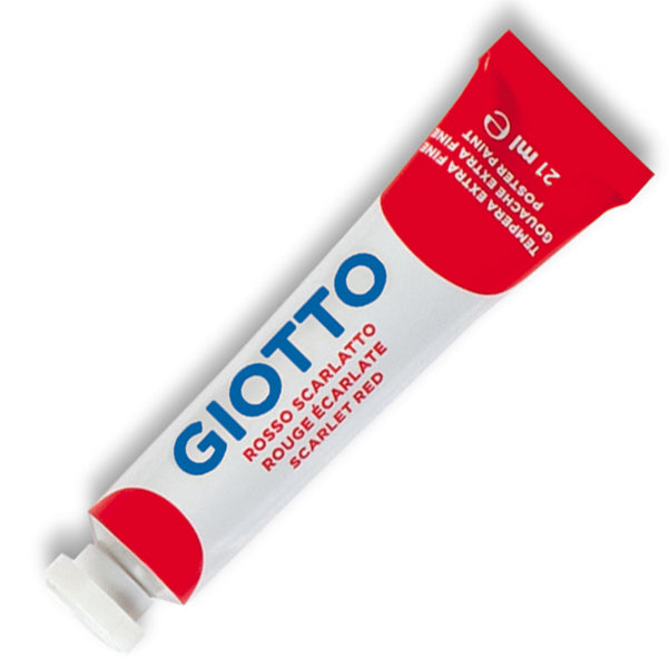 GIOTTO - 35500800 - Tempera Tubo 7 - 21ml - rosso scarlatto - Giotto
