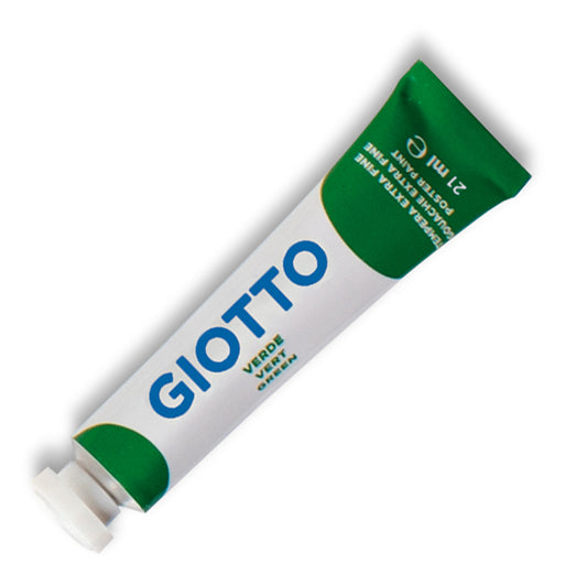 GIOTTO - 35501200 - Tempera Tubo 7 - 21ml - verde - Giotto