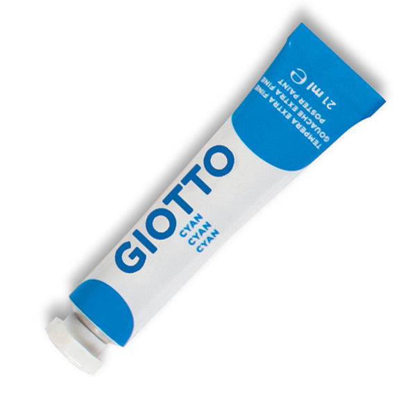 GIOTTO - 35501500 - Tempera Tubo 7 - 21ml - cyano - Giotto
