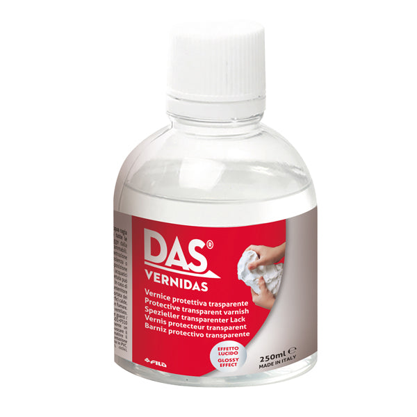 DAS - 512500 - Vernice protettiva Vernidas - trasparente lucido - 250ml - Das