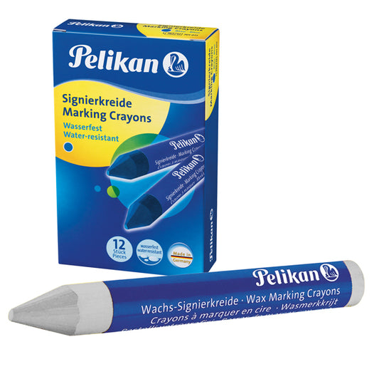PELIKAN - 701052 - Pastello industriale 762 - bianco - Pelikan - scatola 12 pezzi