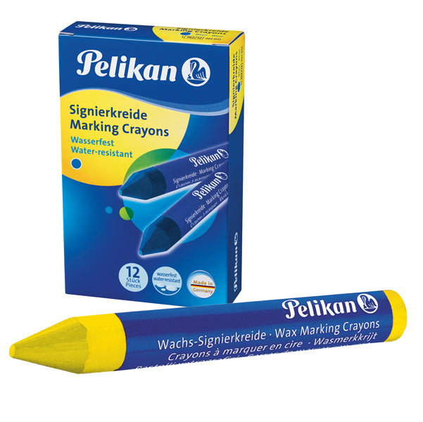 PELIKAN - 701045 - Pastello industriale 762 - giallo - Pelikan - conf. 12 pezzi
