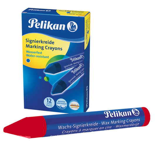 PELIKAN - 701029 - Pastello industriale 762 - rosso - Pelikan - scatola 12 pezzi