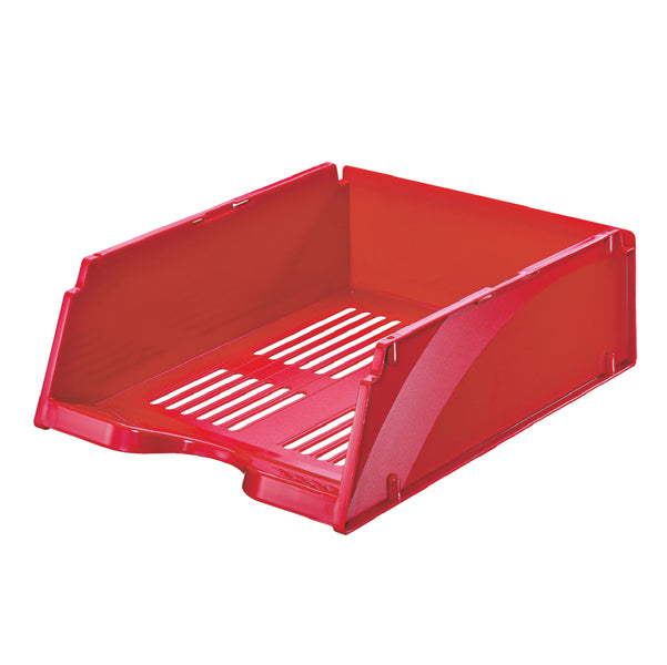 ESSELTE - 15618 - Vaschetta portacorrispondenza Transit Jumbo - 26,8 x 33,8 x 11,5 cm - rosso - Esselte