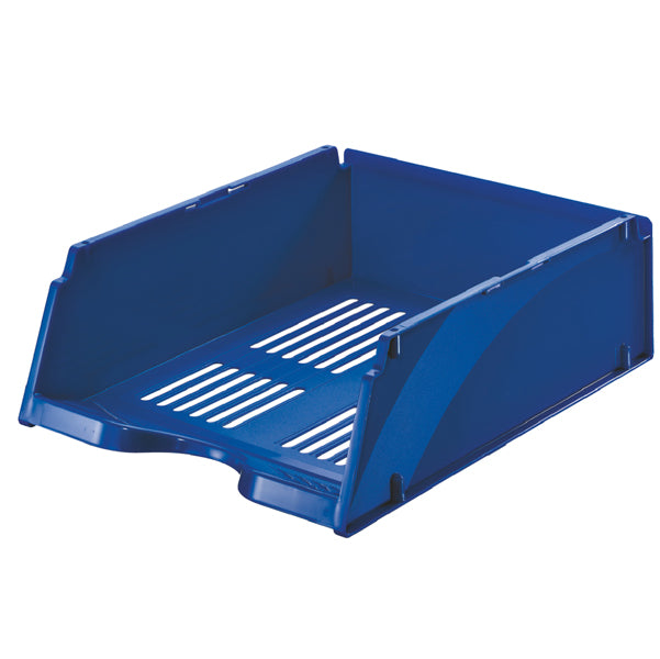 ESSELTE - 15659 - Vaschetta portacorrispondenza Transit Jumbo - 26,8 x 33,8 x 11,5 cm - blu - Esselte
