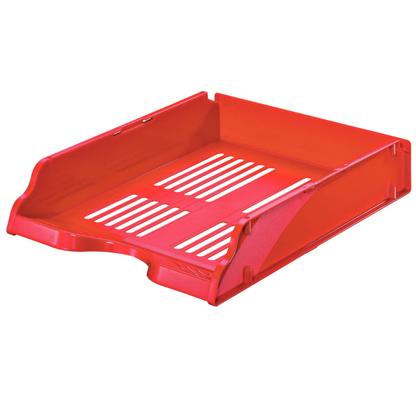 ESSELTE - 15656 - Vaschetta portacorrispondenza Transit - 26 x 33,6 x 7,6 cm - rosso - Esselte