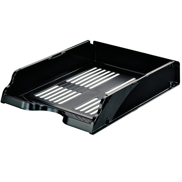 ESSELTE - 15657 - Vaschetta portacorrispondenza Transit - 26 x 33,6 x 7,6 cm - nero - Esselte