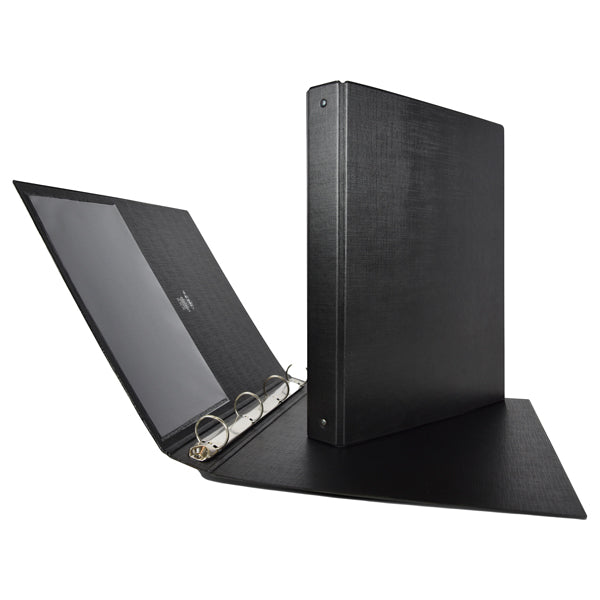 SEI ROTA - 36164410 - Raccoglitore Stelvio - 4 anelli tondi 16 mm - dorso 2,5 cm - 22x30 cm - nero - Sei Rota