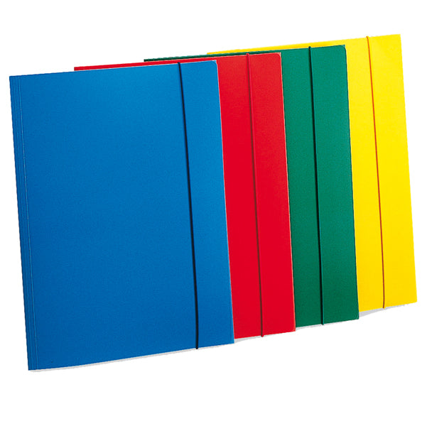 FELLOWES - U110-AZ - Cartellina con elastico - PPL - 3 lembi - 23,5x34,5 cm - azzurro - Fellowes