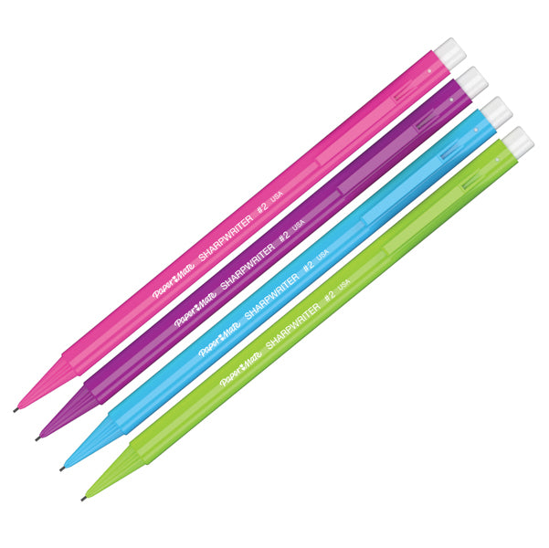 PAPERMATE - 1906125 - Portamine Non Stop - mina 0,70mm - colori assortiti - Papermate - conf. 12 pezzi