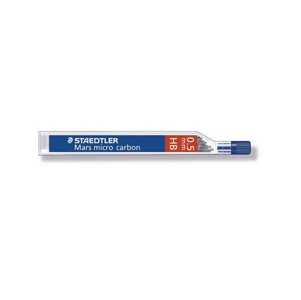 STAEDTLER - 25005HB - Astuccio 12 Mine Mars Micro - mina 0,5mm - gradazione HB - Staedtler - conf. 12 astucci