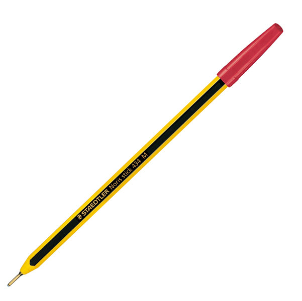 STAEDTLER - 43402 - Penna a sfera Noris Stick - punta 1,0 mm - rosso - Staedtler - conf. 20 pezzi