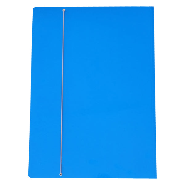 CART. GARDA - CG0035LDXXXAN06 - Cartellina con elastico - cartone plastificato - 35 x 50 cm - azzurro - Cartotecnica del Garda