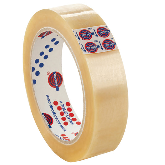 EUROCEL - 000111249 - Nastro adesivo 330 - 2,5 cm x 66 m - PVC - trasparente - Eurocel