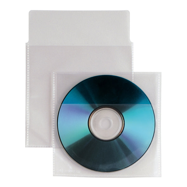 SEI ROTA - 430101 - Buste a sacco Insert CD - patella di chiusura - PPL - 125x120 mm - Sei Rota - conf. 25 pezzi